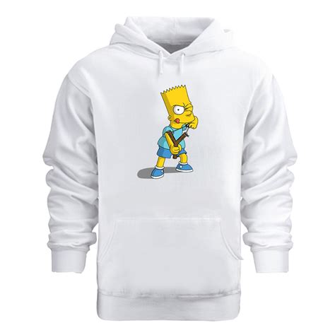 bart simpson wearing a hoodie|cool bart simpson hoodie.